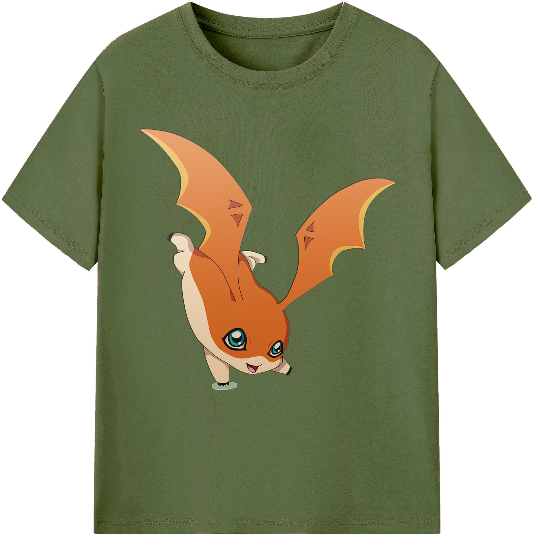 （画像用） Digimon デジタルモンスター/デジモン 綿100％半袖Tシャツ（フロントプリント）